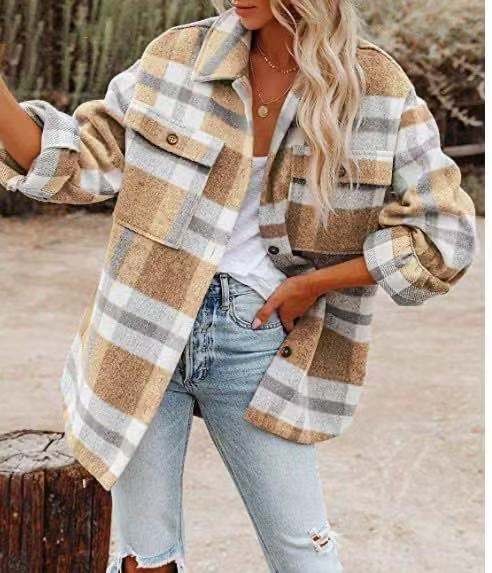 Ayanda™ Trendy Plaid Shirt