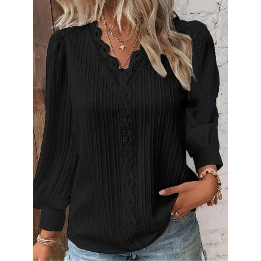 Jolie™ Elegant V-Neck Top