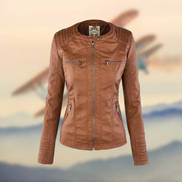 Jeanne™ Unique Leather Jacket