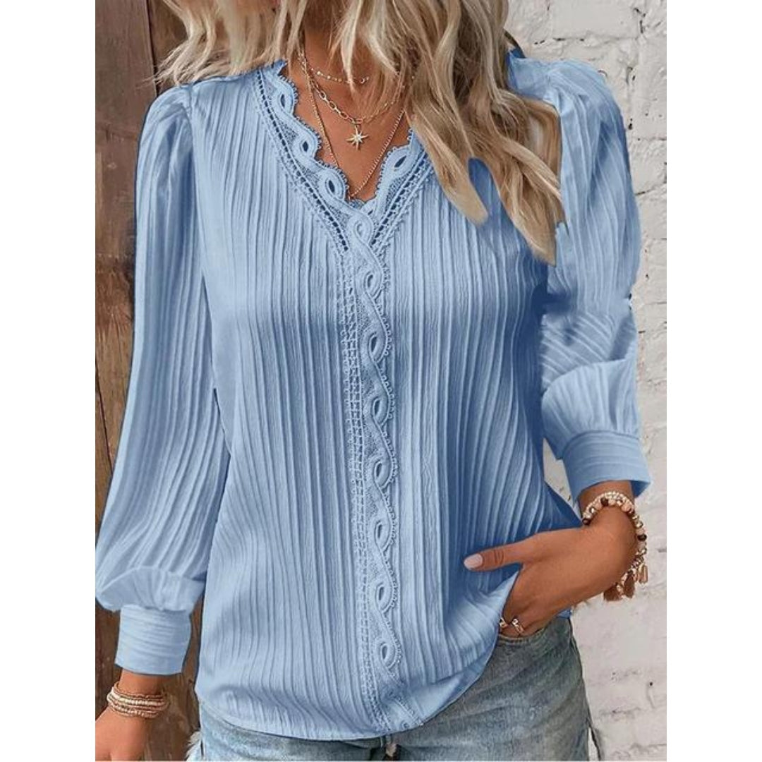 Jolie™ Elegant V-Neck Top