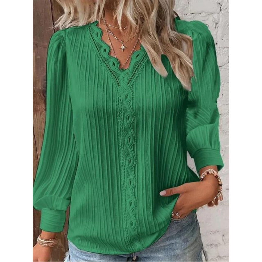 Jolie™ Elegant V-Neck Top