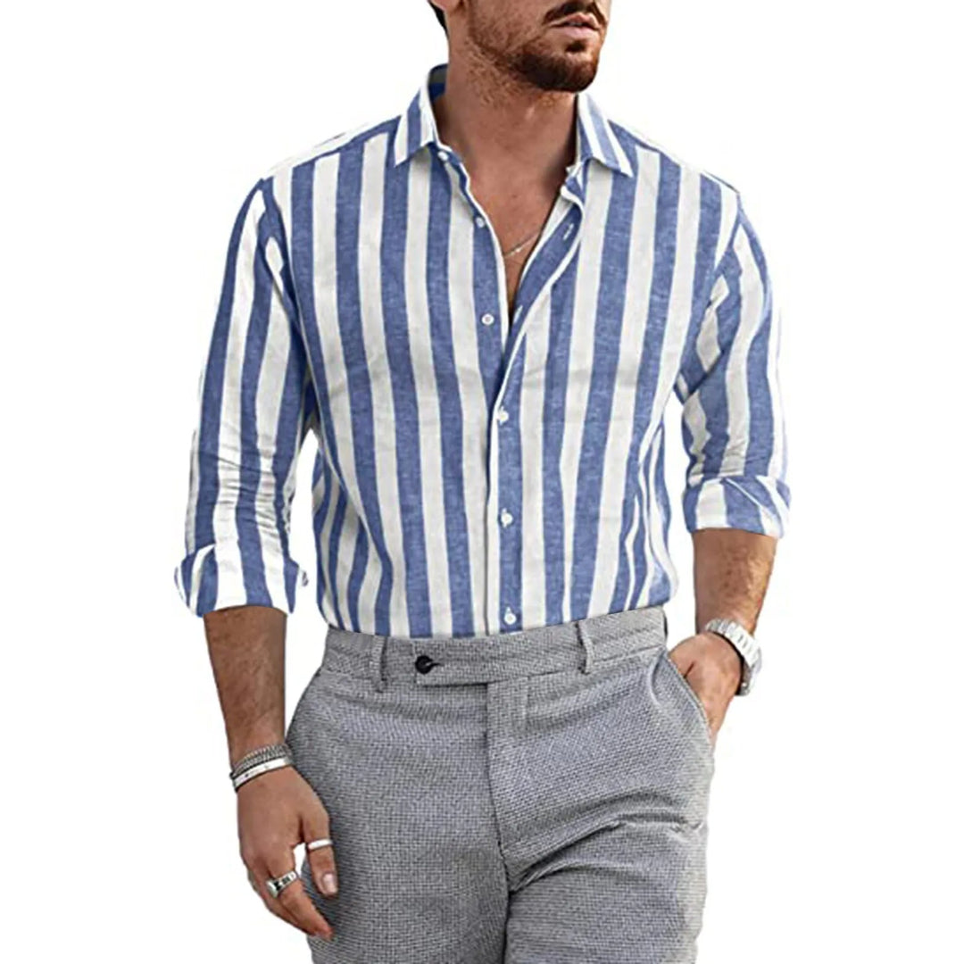 Lucas™ Striped Linen Shirt