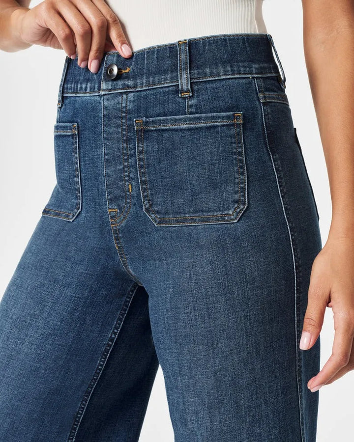 Myracle™ Sculpting Cropped Wide-Leg Jeans