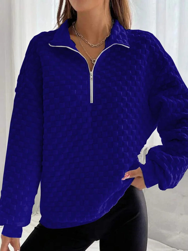 Jolayne™ Stylish Half Zip Sweater
