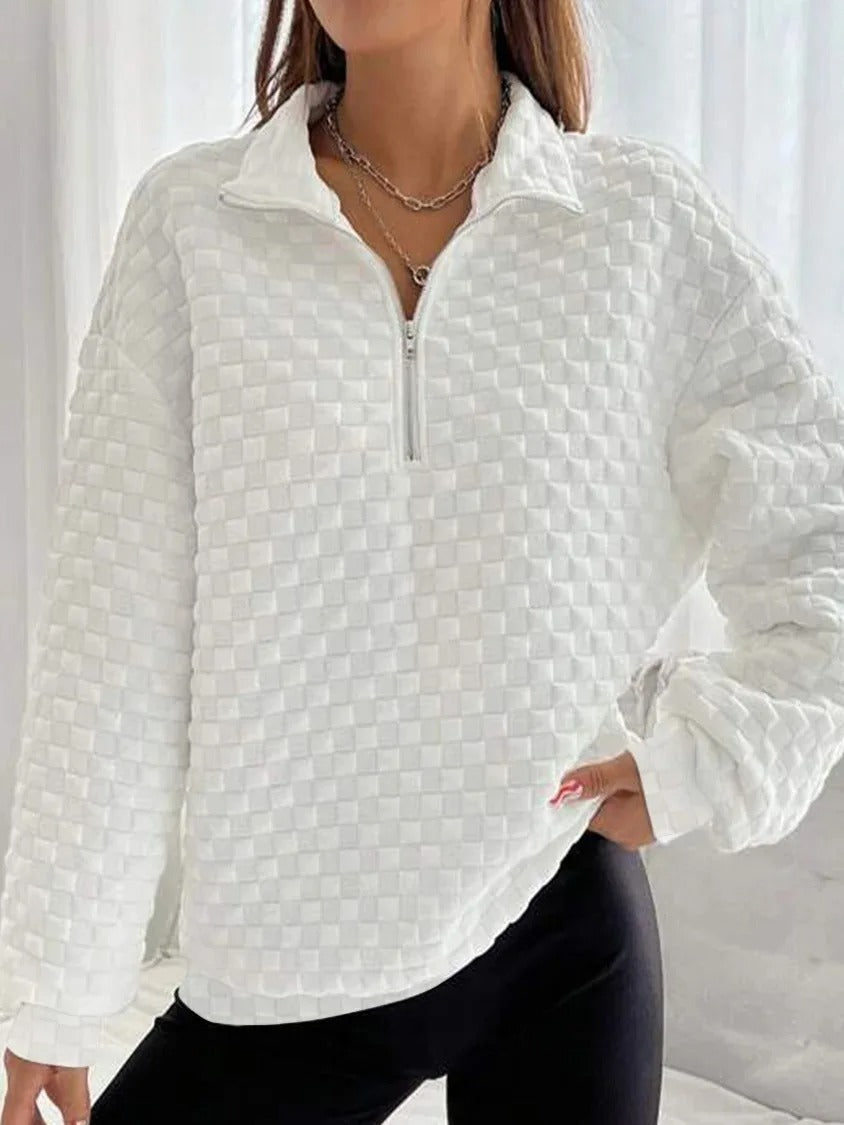 Jolayne™ Stylish Half Zip Sweater