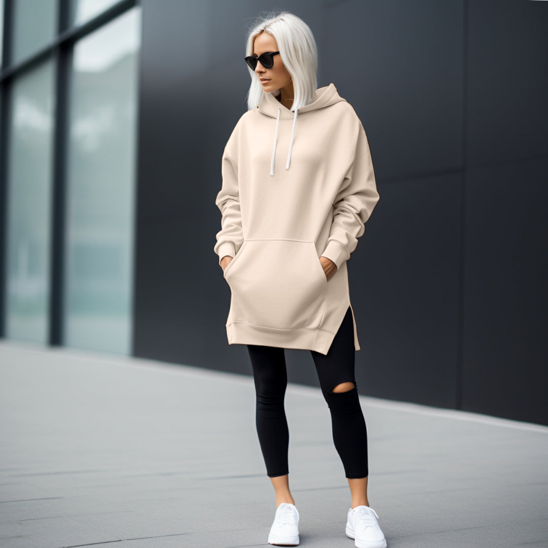 Ayesha™ Oversized Hoodie Dress