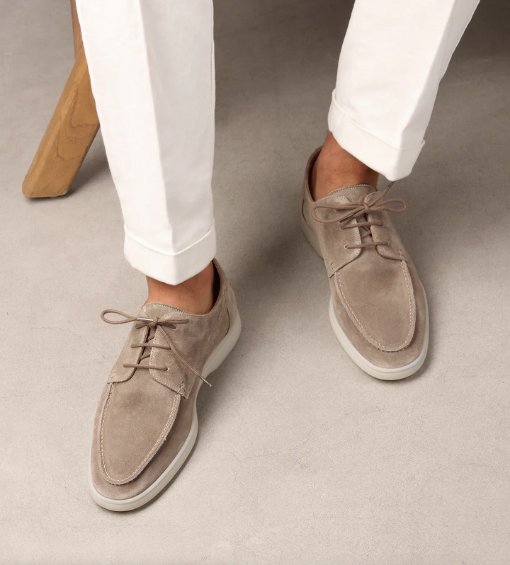 Oliver™ Suede Lace-Up Moccasins