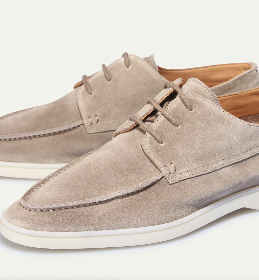 Oliver™ Suede Lace-Up Moccasins