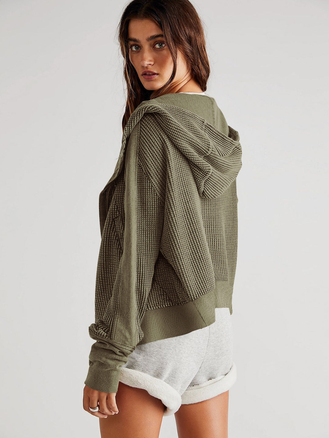 Nellie™ Stylish Cropped Hoodie