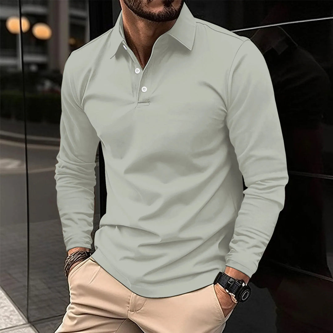 Todd™ Casual Long Sleeve Polo