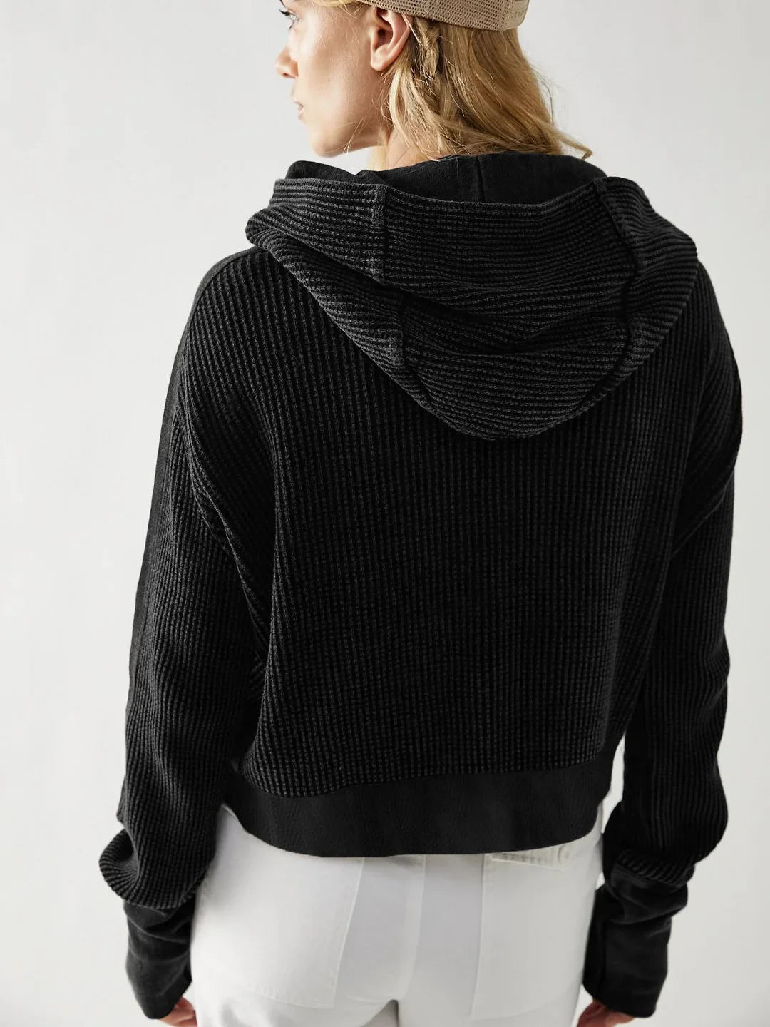 Nellie™ Stylish Cropped Hoodie