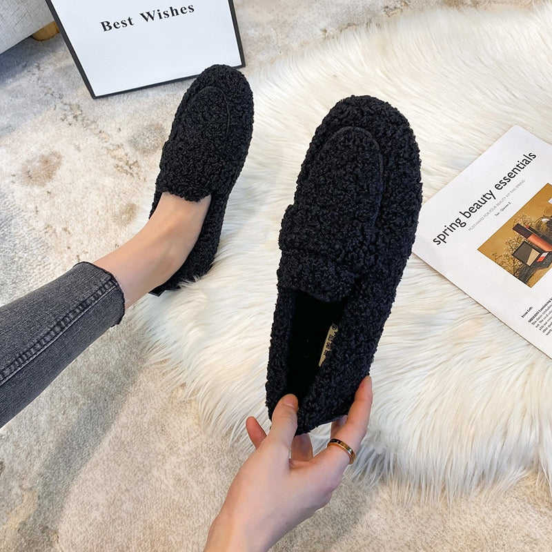 Luna™ Plush Flat Shoes