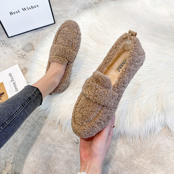 Luna™ Plush Flat Shoes