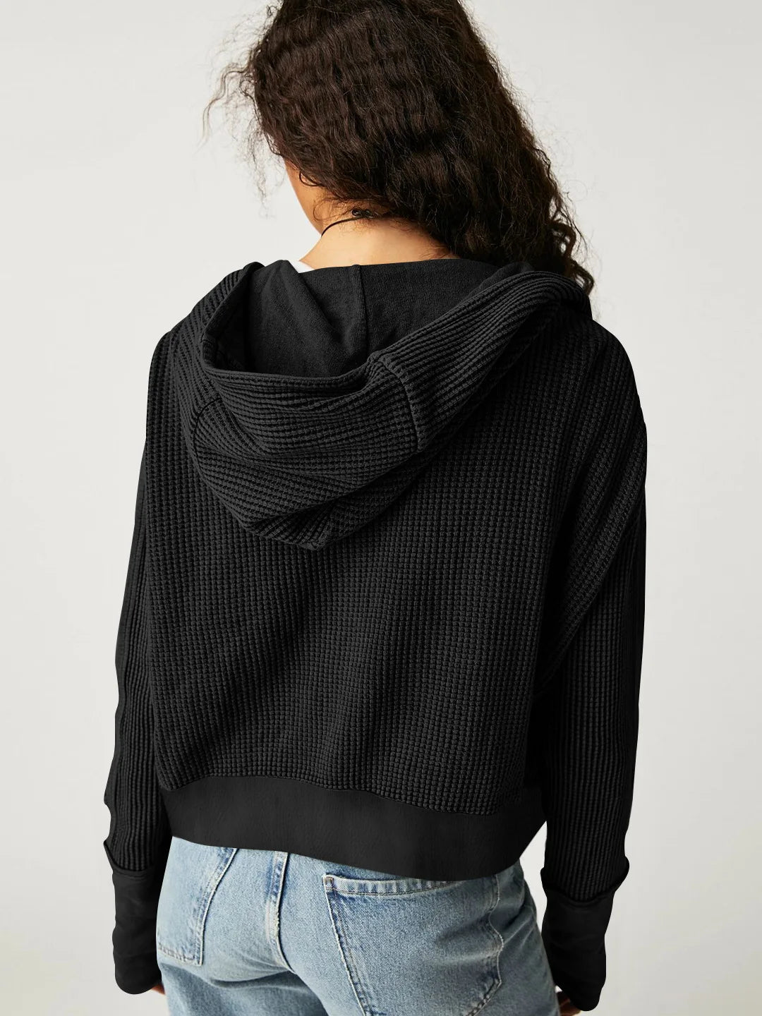 Nellie™ Stylish Cropped Hoodie