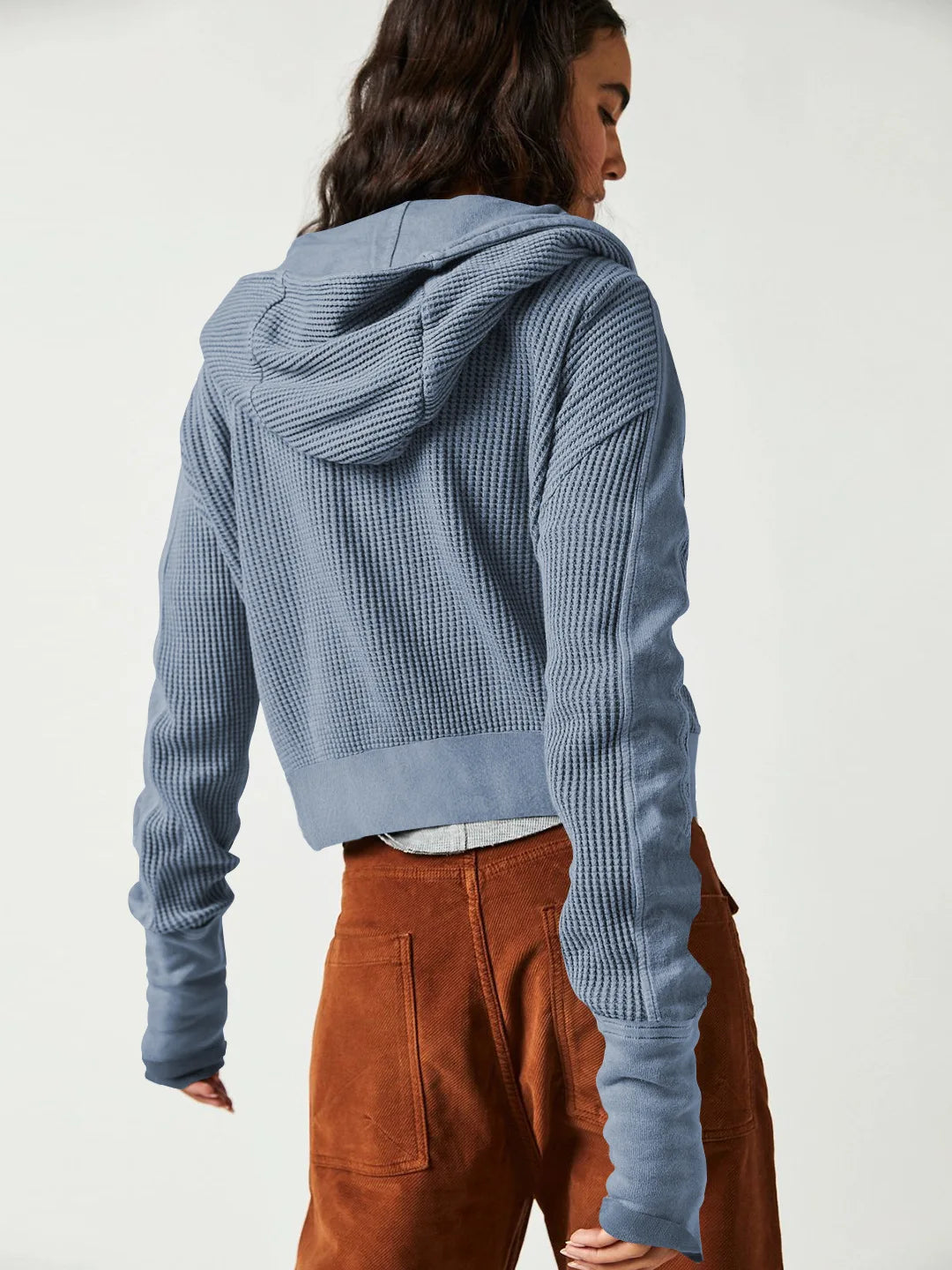 Nellie™ Stylish Cropped Hoodie