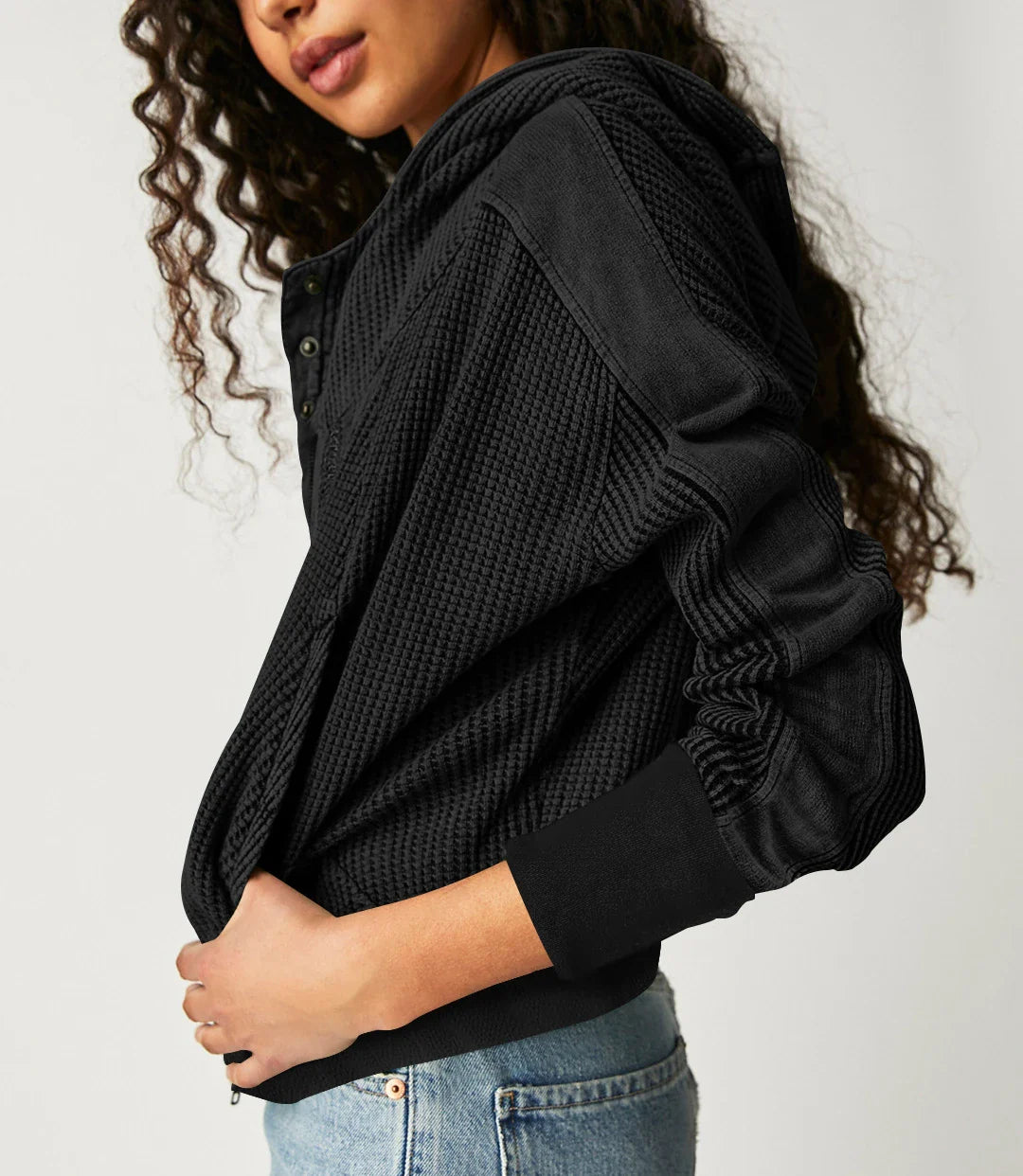 Nellie™ Stylish Cropped Hoodie