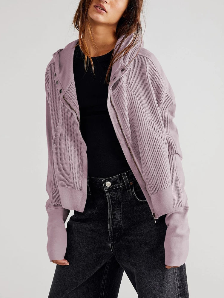 Nellie™ Stylish Cropped Hoodie