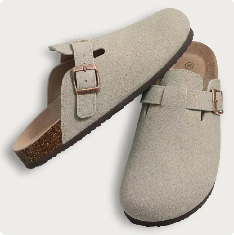 Liora™ Orthopedic Comfort Suede Leather Mules