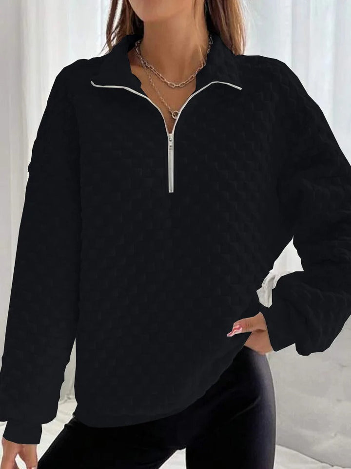 Jolayne™ Stylish Half Zip Sweater