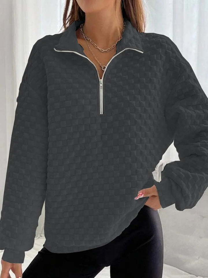 Jolayne™ Stylish Half Zip Sweater