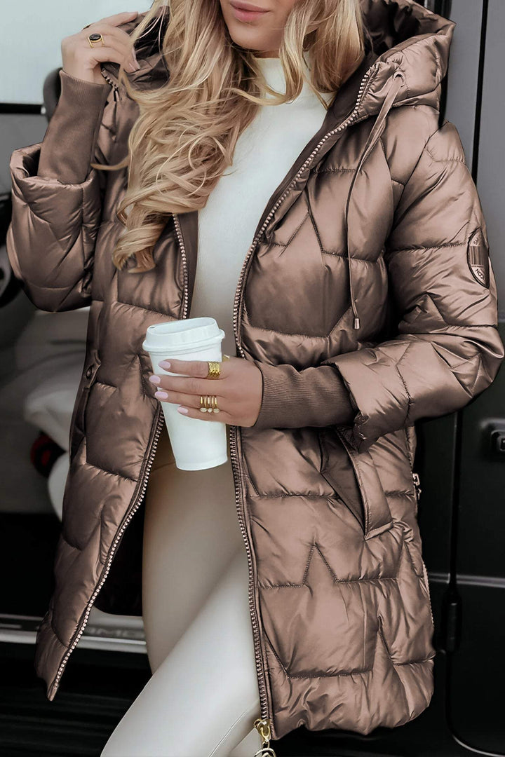 Zaria™ Elegant Luxe Puffer Jacket