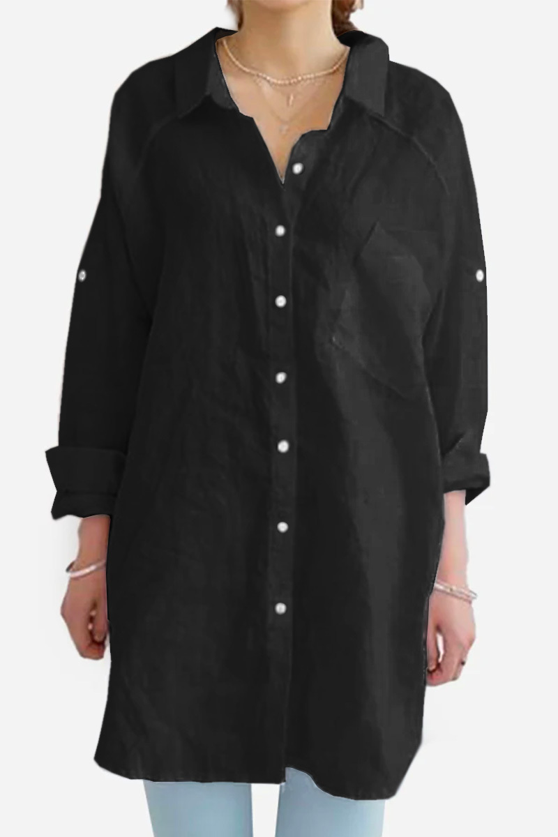 Carolina™ Oversized Comfy Linen Shirt