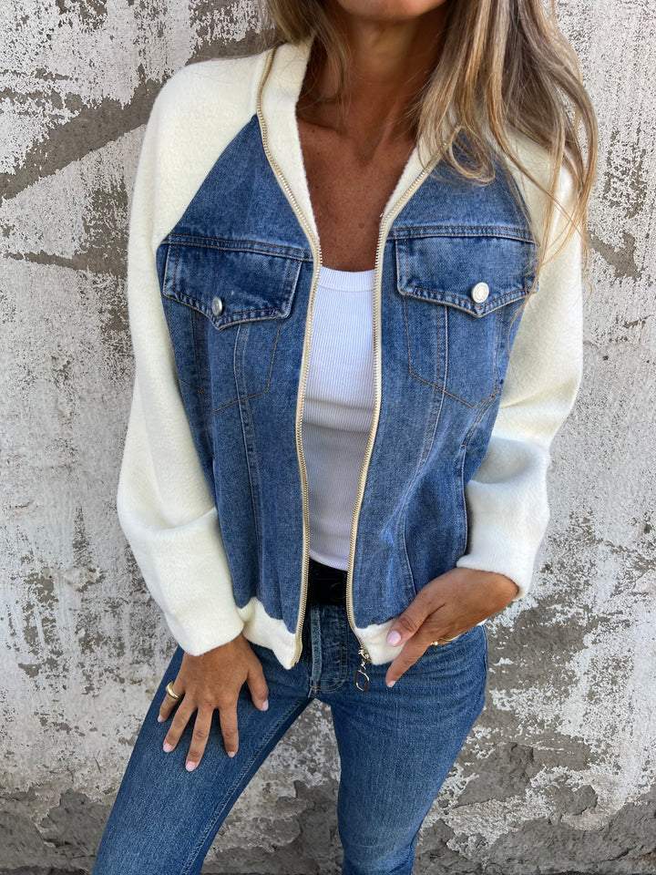 Alina™ Modern Denim Jacket