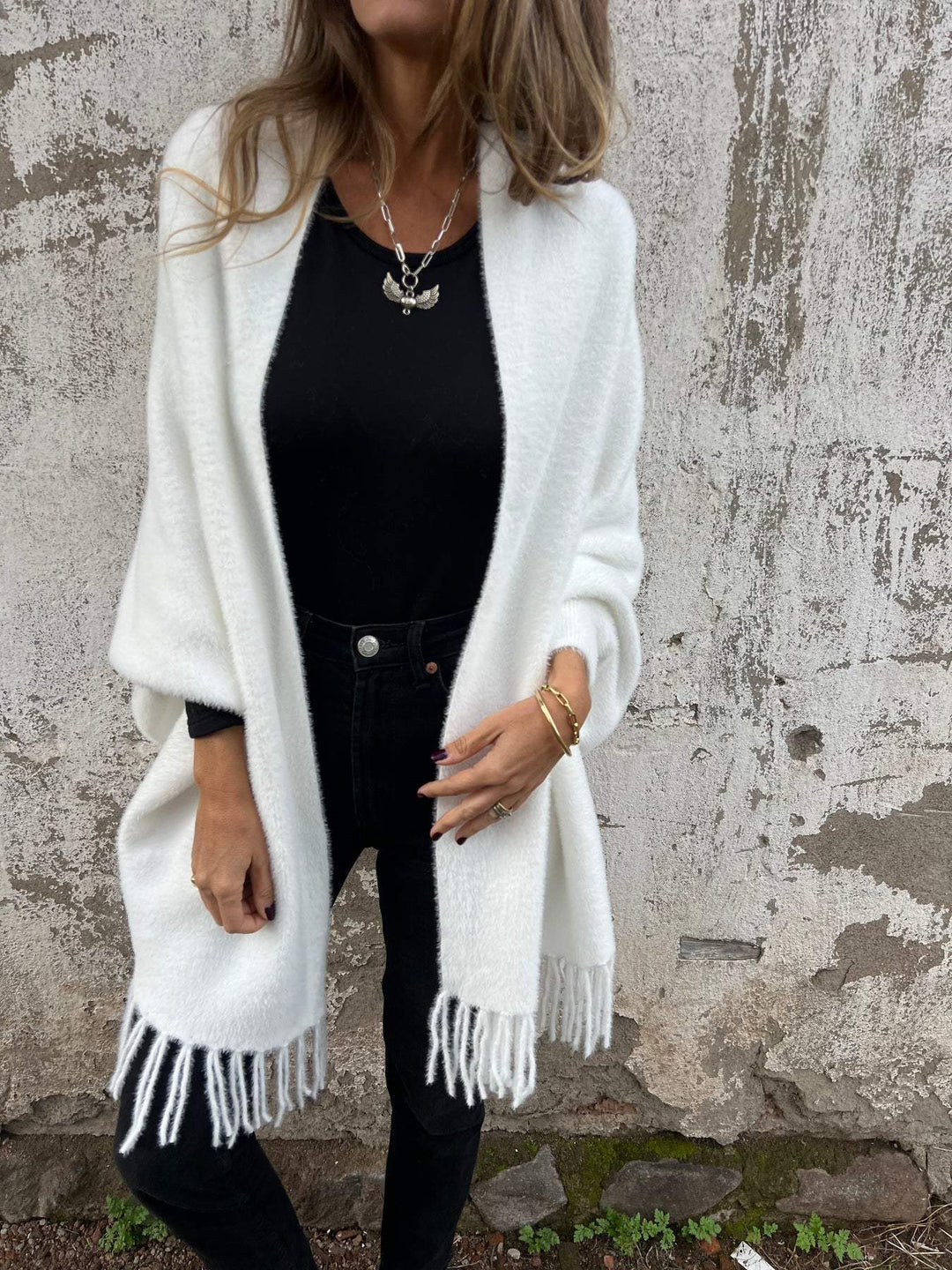 Laurel™ Stylish Scarf Cardigan