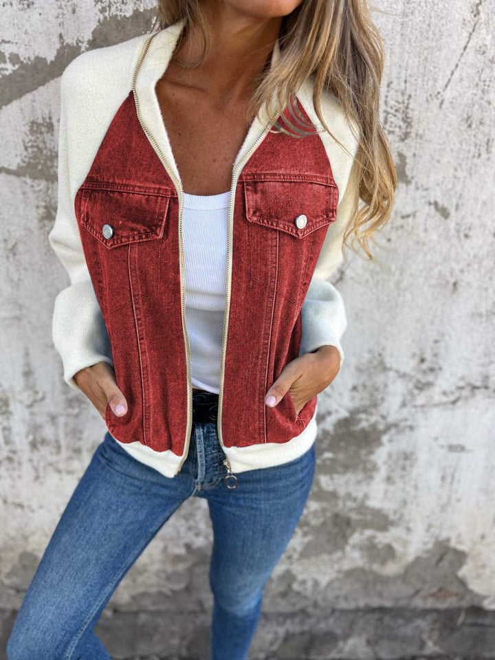 Alina™ Modern Denim Jacket