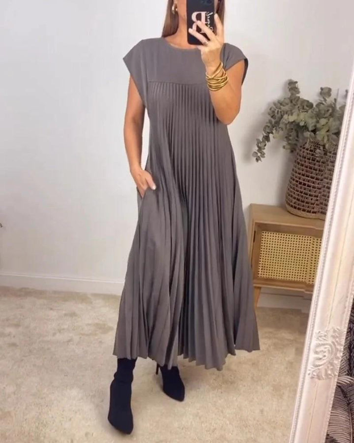 Caroline™ Pleated Maxi Dress