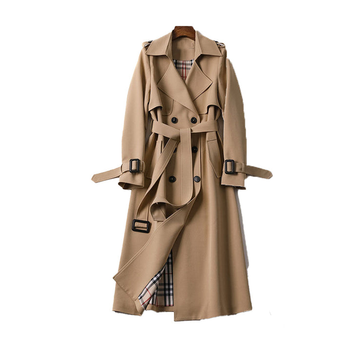 Lorena™ Women's Trench Coat with Double Button Placket