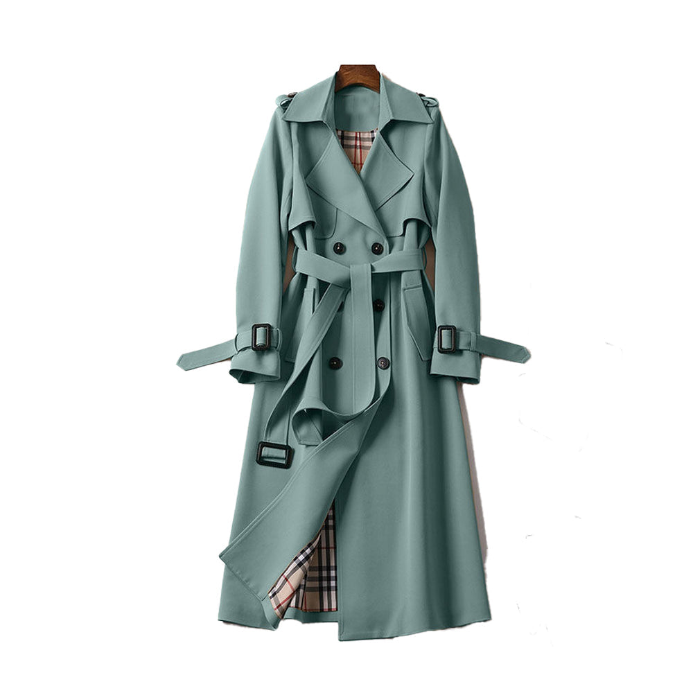 Lorena™ Women's Trench Coat with Double Button Placket