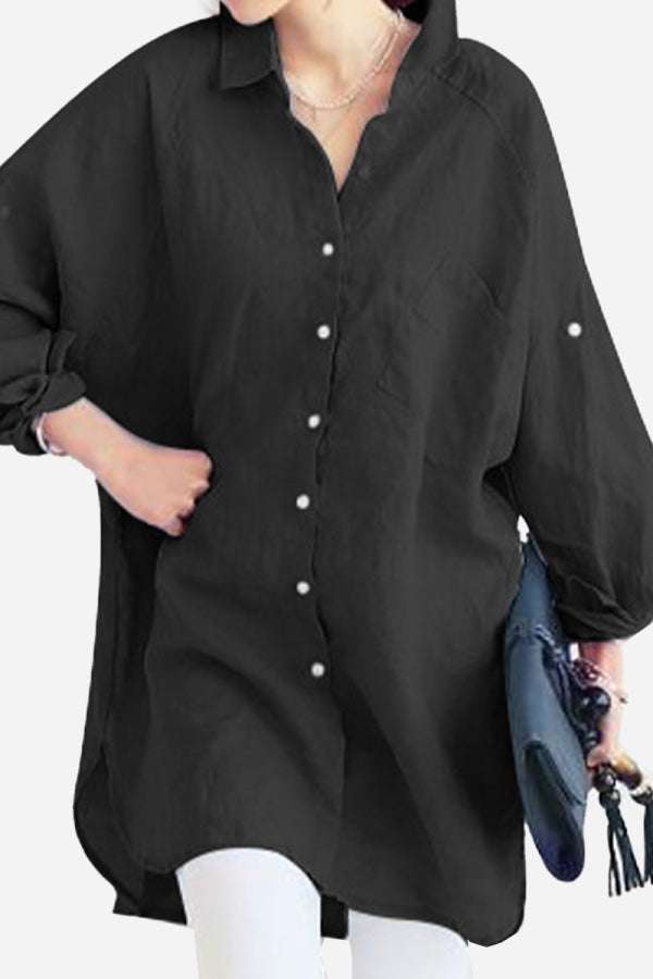 Carolina™ Oversized Comfy Linen Shirt