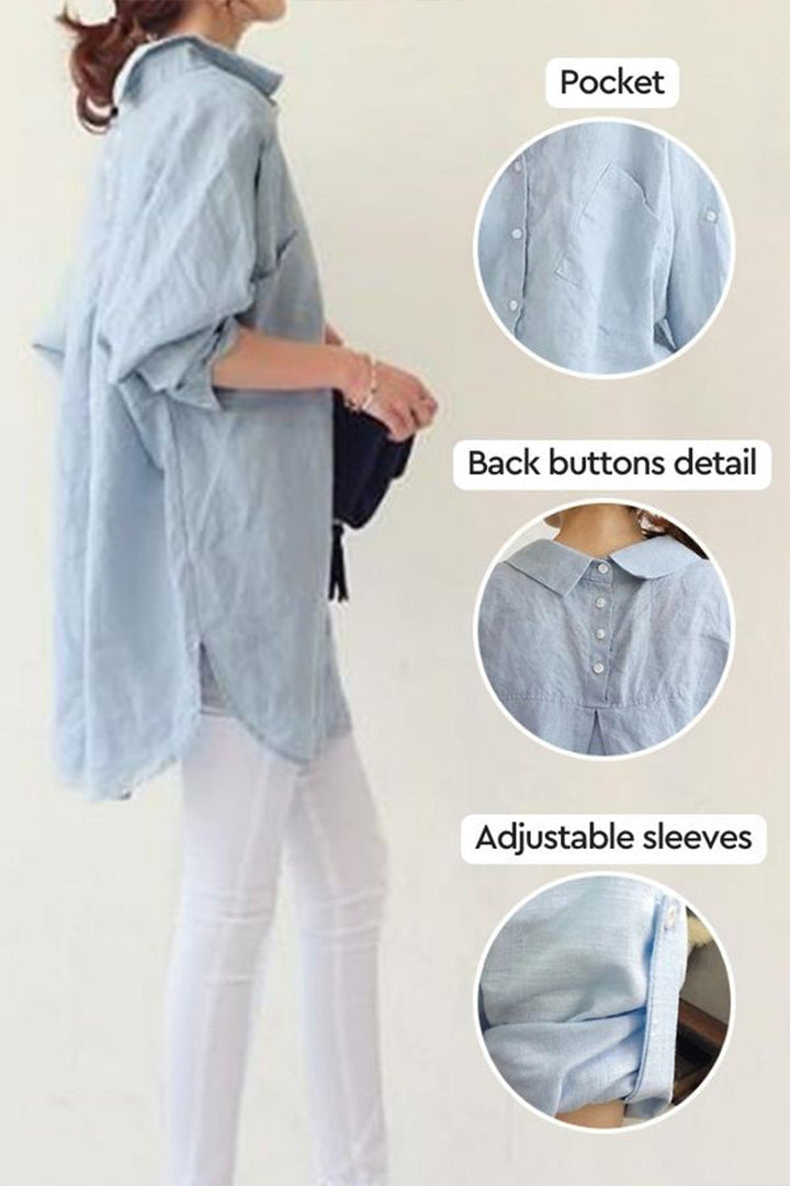 Carolina™ Oversized Comfy Linen Shirt