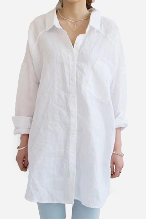 Carolina™ Oversized Comfy Linen Shirt