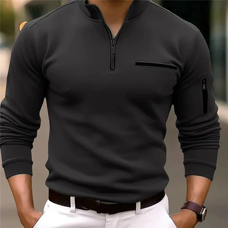 Clark™ Zip Polo Shirt